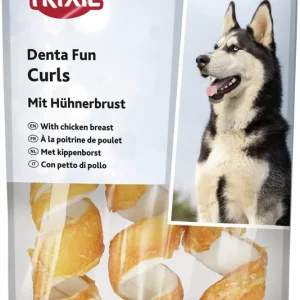 Echt TRIXIE Denta Fun Chicken Chewing Curls 15 Centimeter Hundekauartikel